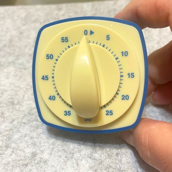Anthropologie Other - Vintage Scandinavian Kitchen Timer - Bold Blue